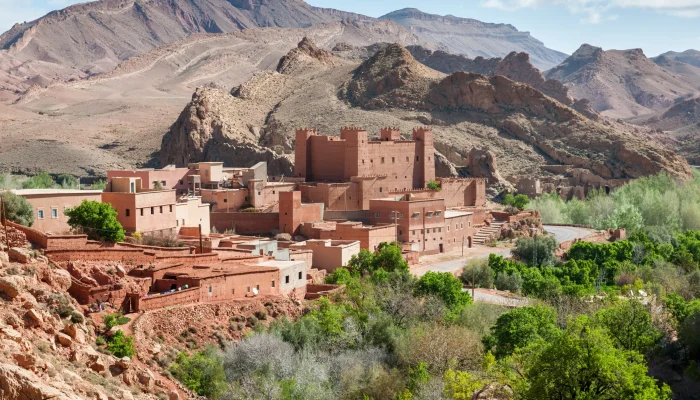 a village in the desert