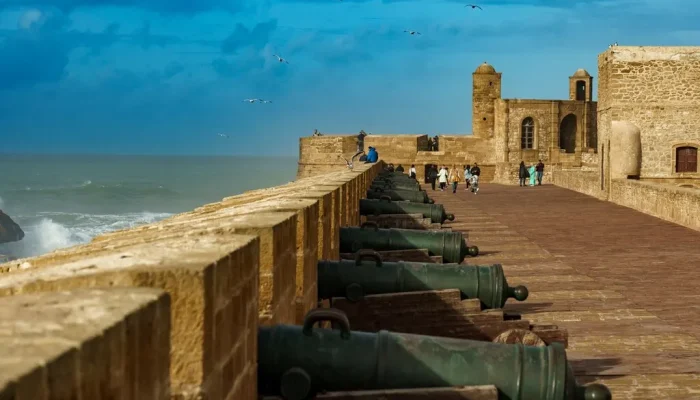 Late afternoon in the coastal city of Essaouira
